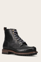 Load image into Gallery viewer, Frye Mens HUDSON WORKBOOT BLACK/VINTAGE PULL UP
