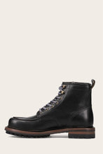 Load image into Gallery viewer, Frye Mens HUDSON WORKBOOT BLACK/VINTAGE PULL UP
