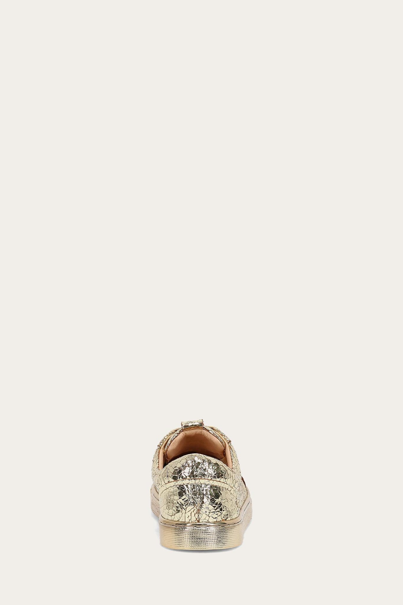 Frye Women IVY COURT LOW LACE GOLD/CRACKLE