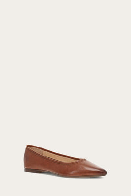Frye Women HEATHER BALLET CINNAMON/STAFFORD