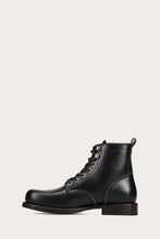 Load image into Gallery viewer, Frye Mens HUDSON WORKBOOT LUG BLACK