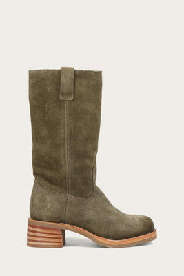 Frye Women CAMPUS 12R OLIVE/SUEDE