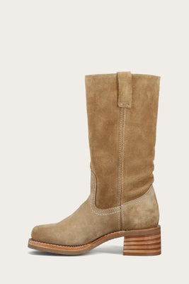 Frye Women CAMPUS 12R TAN BUCK/SUEDE