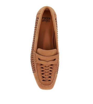 Frye and Co Women FLORYS COGNAC/NAIR PU
