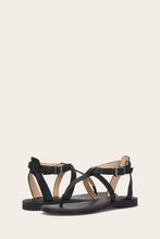 Load image into Gallery viewer, FRYE WOMEN TAYLOR SANDAL BLACK/SEMI VEG SOFT