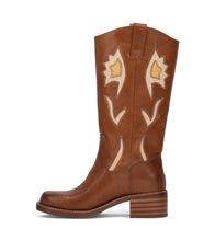 Load image into Gallery viewer, FRYE AND CO WOMEN MIRANDA 10 FLOWER SADDLE(LANGLEY PU)