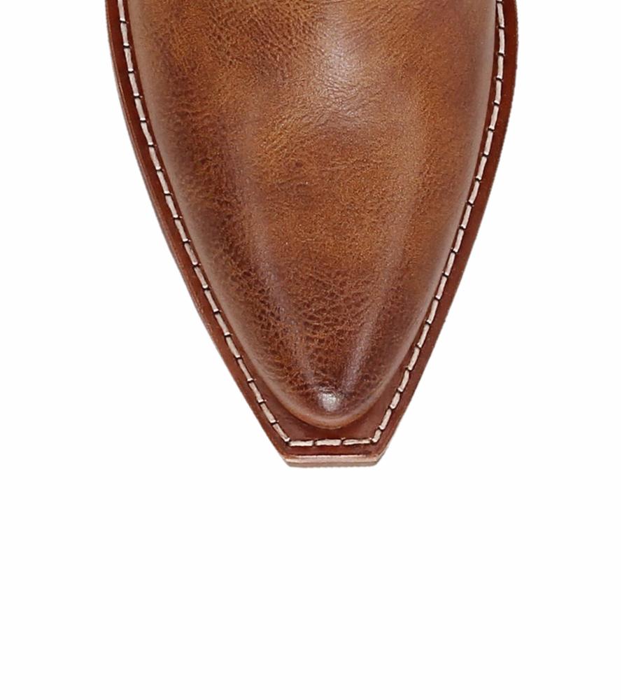 FRYE AND CO WOMEN IRLENE TALL DECO STITCH CARAMEL
