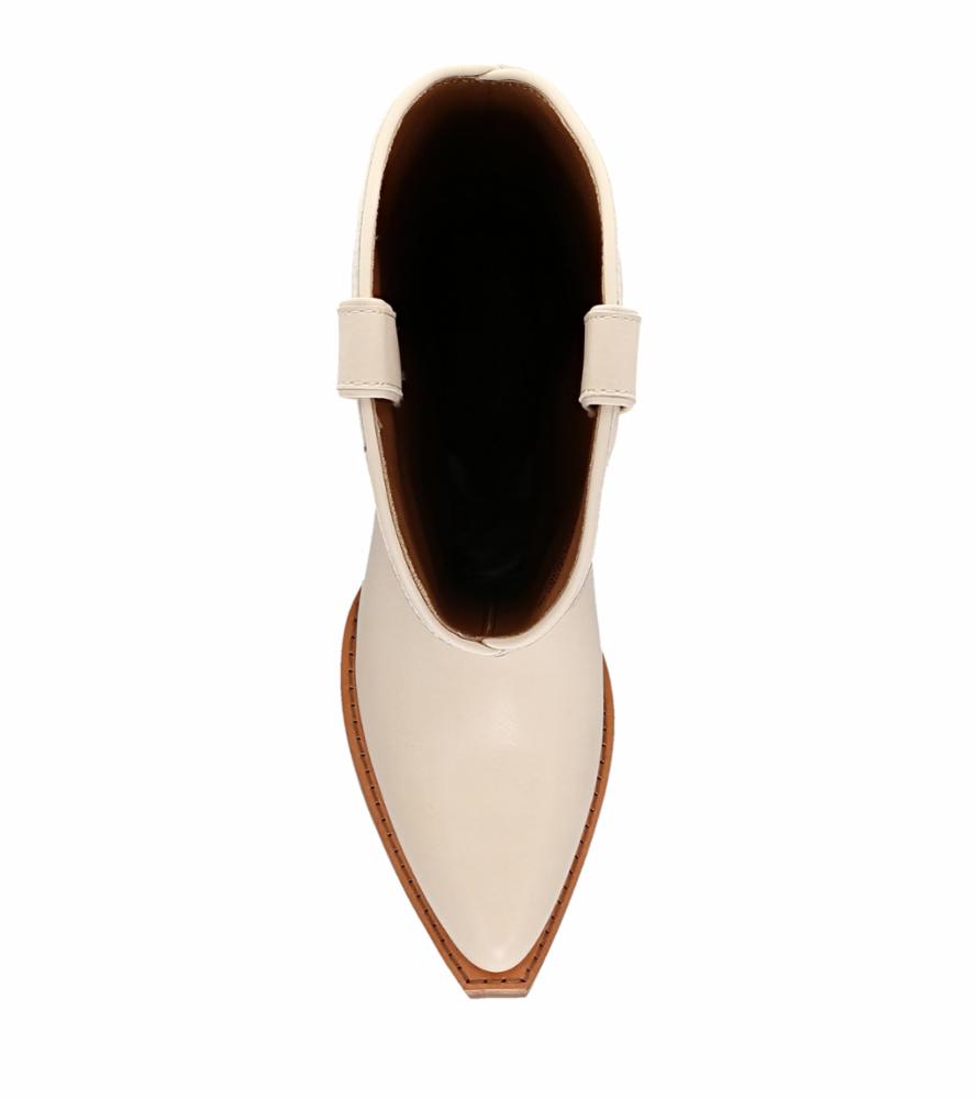 FRYE AND CO WOMEN IRLENE TALL DECO STITCH OFF WHITE