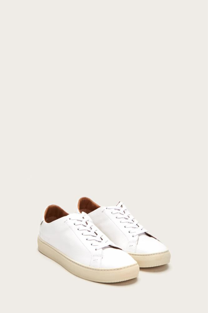 Frye Mens ASTOR LOW LACE WHITE/TUMBLED COW